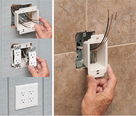 how to extend existing electrical box through baseboard|electrical box extenders safety.